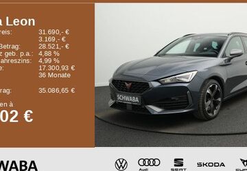 Cupra Leon 24.500 km 29.670 &euro; Gersthofen 86368