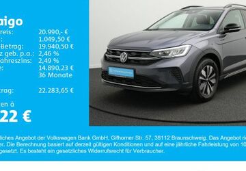 VW Taigo 7.200 km 20.890 &euro; Gersthofen 86368