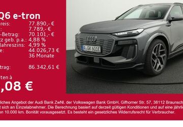 Audi Q6 e-tron 8.000 km 77.210 &euro; Gersthofen 86368