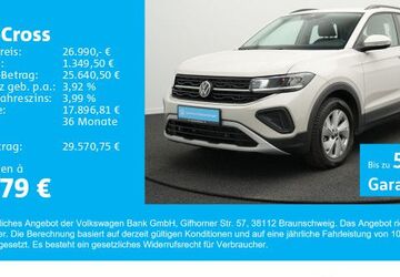 VW T-Cross 5.400 km 26.790 &euro; Gersthofen 86368