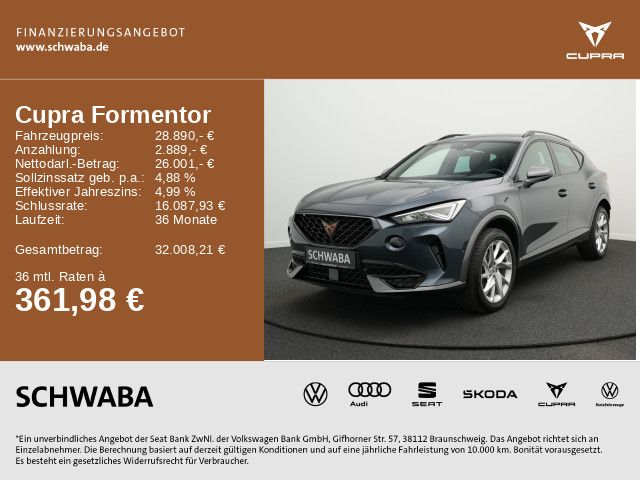 Cupra Formentor 30.503 km 28.890 &euro; Gersthofen 86368