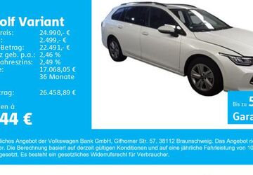 VW Golf 5.100 km 24.590 &euro; Gersthofen 86368