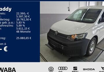 VW Caddy 5.968 km 21.390 &euro; Gersthofen 86368
