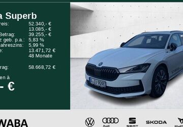 Skoda Superb 3.903 km 52.340 &euro; Gersthofen 86368