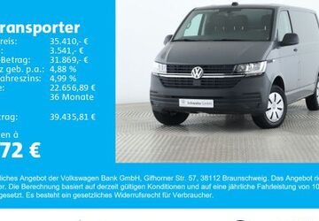 VW T6 Transporter 12.501 km 34.910 &euro; Gersthofen 86368