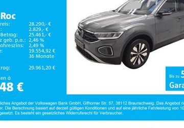 VW T-Roc 9.500 km 27.990 &euro; Gersthofen 86368