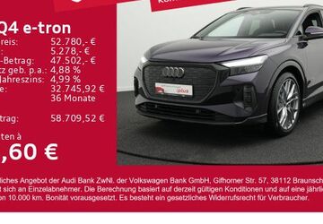 Audi Q4 e-tron 7.500 km 51.980 &euro; Gersthofen 86368