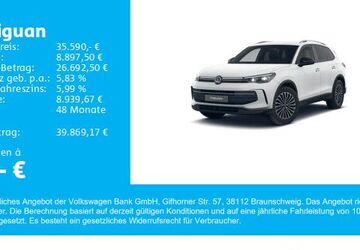 VW Tiguan 15.400 km 35.190 &euro; Gersthofen 86368