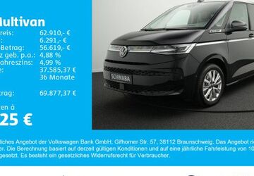 VW T7 Multivan 10.400 km 61.710 &euro; Gersthofen 86368