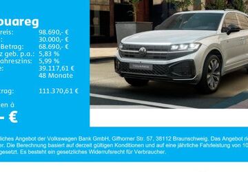 VW Touareg 8.001 km 81.810 &euro; Gersthofen 86368