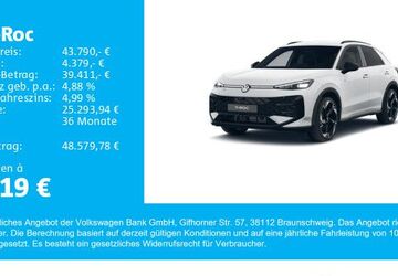 VW T-Roc 2.502 km 43.790 &euro; Gersthofen 86368