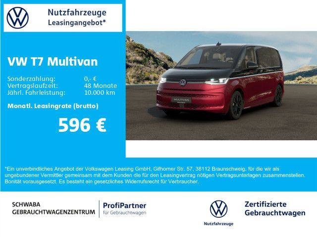 VW T7 Multivan 8.888 km 64.890 &euro; Gersthofen 86368