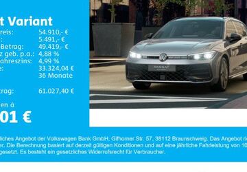 VW Passat Variant 12.501 km 54.910 &euro; Gersthofen 86368