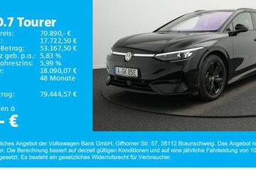 VW ID.7 2.502 km 70.890 &euro; Gersthofen 86368