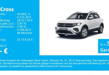 VW T-Cross 9.600 km 24.690 &euro; Gersthofen 86368