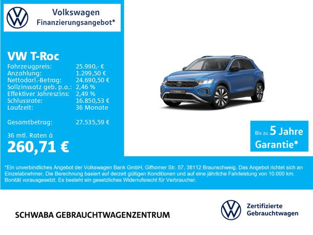 VW T-Roc 16.100 km 25.490 &euro; Gersthofen 86368
