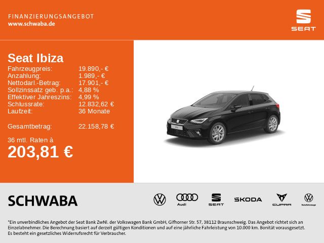 Seat Ibiza 17.049 km 19.180 &euro; Gersthofen 86368