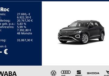VW T-Roc 8.500 km 27.690 &euro; Gersthofen 86368