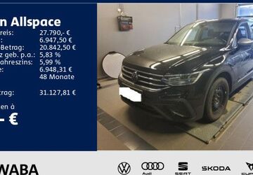 VW Tiguan Allspace 74.400 km 27.790 &euro; Gersthofen 86368