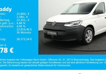 VW Caddy 51.000 km 25.390 &euro; Gersthofen 86368