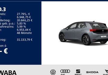 VW ID.3 36.600 km 27.795 &euro; Gersthofen 86368