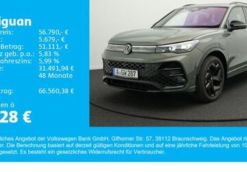 VW Tiguan 2.500 km 52.610 &euro; Gersthofen 86368