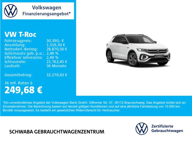 VW T-Roc 6.200 km 30.290 &euro; Gersthofen 86368