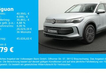 VW Tiguan 4.202 km 40.990 &euro; Gersthofen 86368