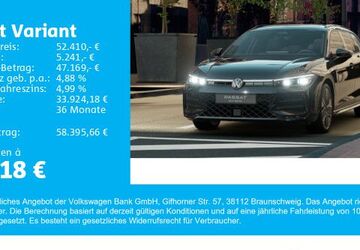 VW Passat Variant 11.001 km 52.410 &euro; Gersthofen 86368
