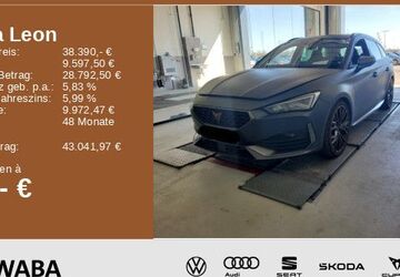 Cupra Leon 38.800 km 38.390 &euro; Gersthofen 86368