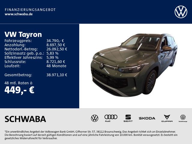 VW Tayron 18.700 km 34.790 &euro; Gersthofen 86368