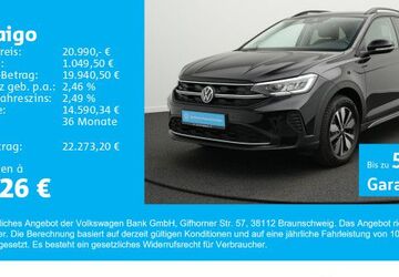 VW Taigo 3.511 km 20.770 &euro; Gersthofen 86368
