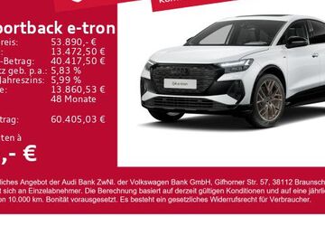 Audi Q4 e-tron 7.000 km 53.890 &euro; Gersthofen 86368