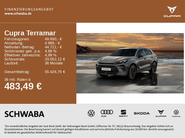 Cupra Terramar 5.203 km 49.690 &euro; Gersthofen 86368