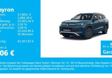 VW Tayron 5.500 km 37.890 &euro; Gersthofen 86368