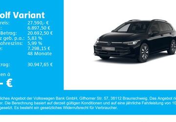 VW Golf 19.300 km 27.390 &euro; Gersthofen 86368