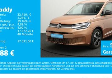 VW Caddy 18.000 km 32.410 &euro; Gersthofen 86368