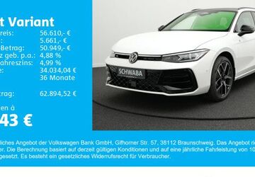 VW Passat Variant 4.990 km 56.610 &euro; Gersthofen 86368
