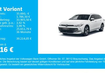 VW Passat Variant 14.591 km 35.490 &euro; Gersthofen 86368