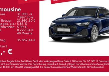 Audi A3 4.800 km 31.990 &euro; Gersthofen 86368