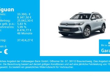 VW Tiguan 10.100 km 33.390 &euro; Gersthofen 86368