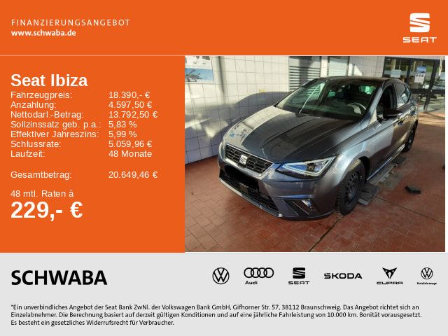 Seat Ibiza 21.600 km 17.780 &euro; Gersthofen 86368