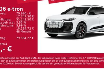 Audi Q6 e-tron 15.900 km 70.990 &euro; Gersthofen 86368