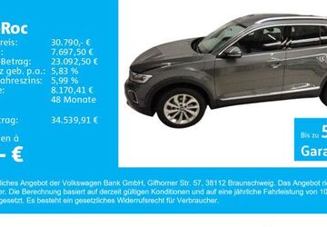 VW T-Roc 5.600 km 30.790 &euro; Gersthofen 86368