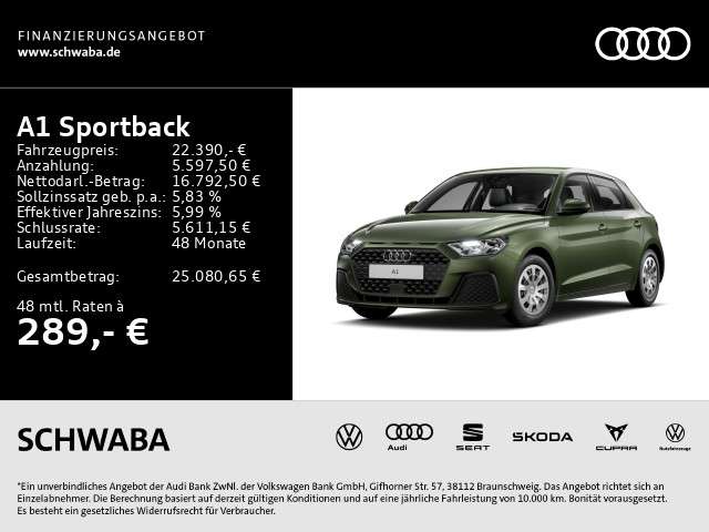 Audi A1 20.100 km 22.390 &euro; Gersthofen 86368