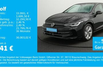 VW Golf 10.500 km 33.310 &euro; Gersthofen 86368